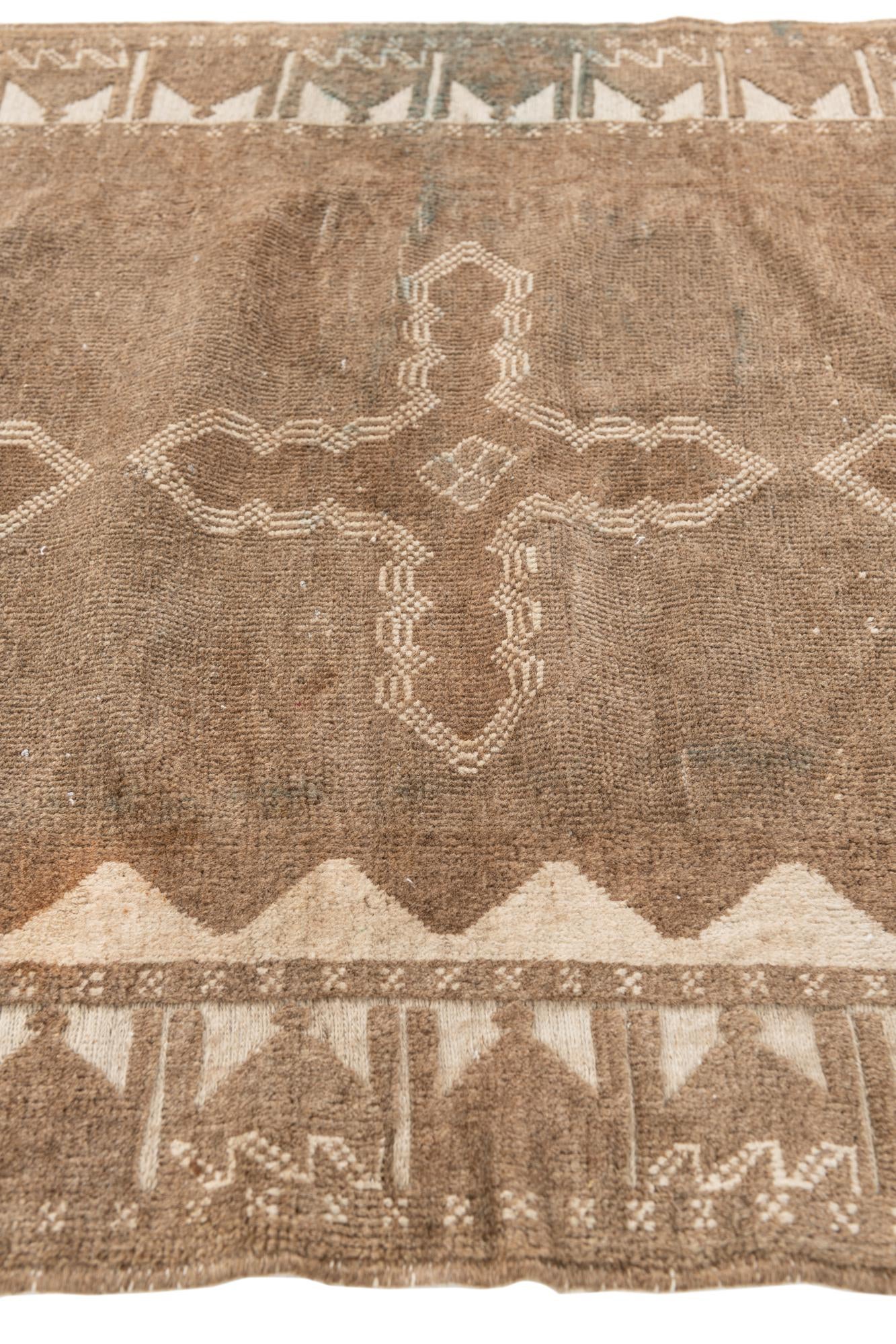 2' 8 x 4' 4 Hand Knotted Ultra Vintage Persian Wool Rug