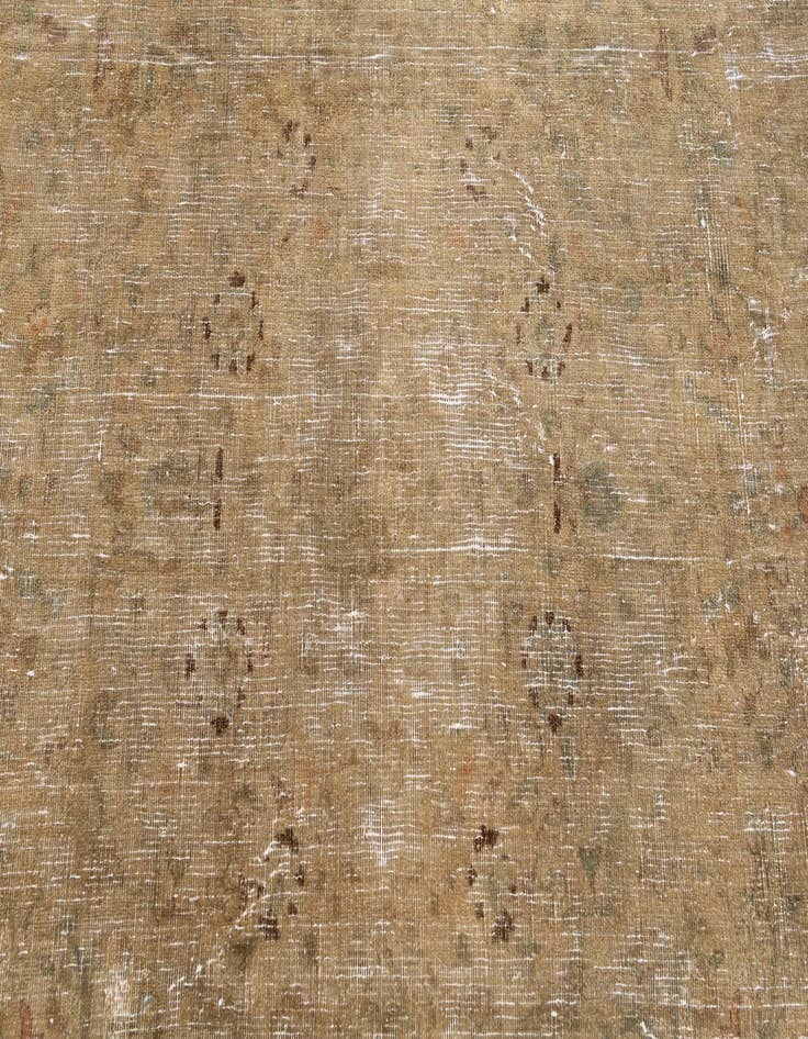 Detail image of 9' 8 x 12' 6  Hand Knotted Ultra Vintage Persian Wool Rug