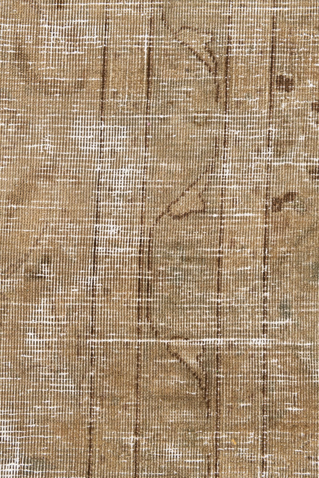 9' 8 x 12' 6 Hand Knotted Ultra Vintage Persian Wool Rug