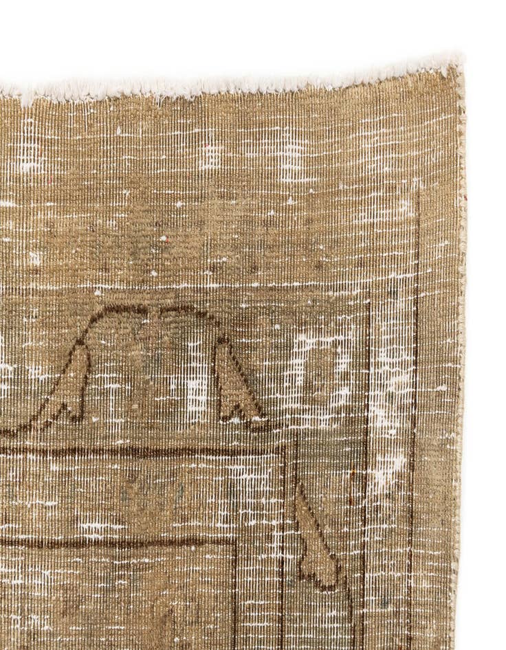 Detail image of 9' 8 x 12' 6  Hand Knotted Ultra Vintage Persian Wool Rug