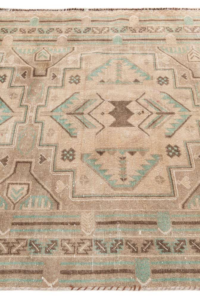 3' 8 x 6' 4 Hand Knotted Ultra Vintage Persian Wool Rug