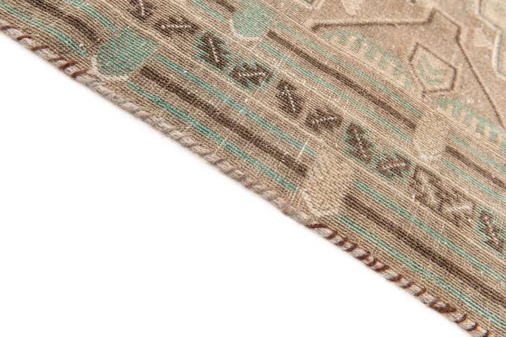3' 8 x 6' 4 Hand Knotted Ultra Vintage Persian Wool Rug