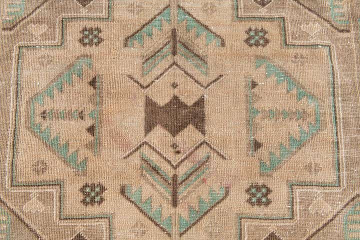 3' 8 x 6' 4 Hand Knotted Ultra Vintage Persian Wool Rug