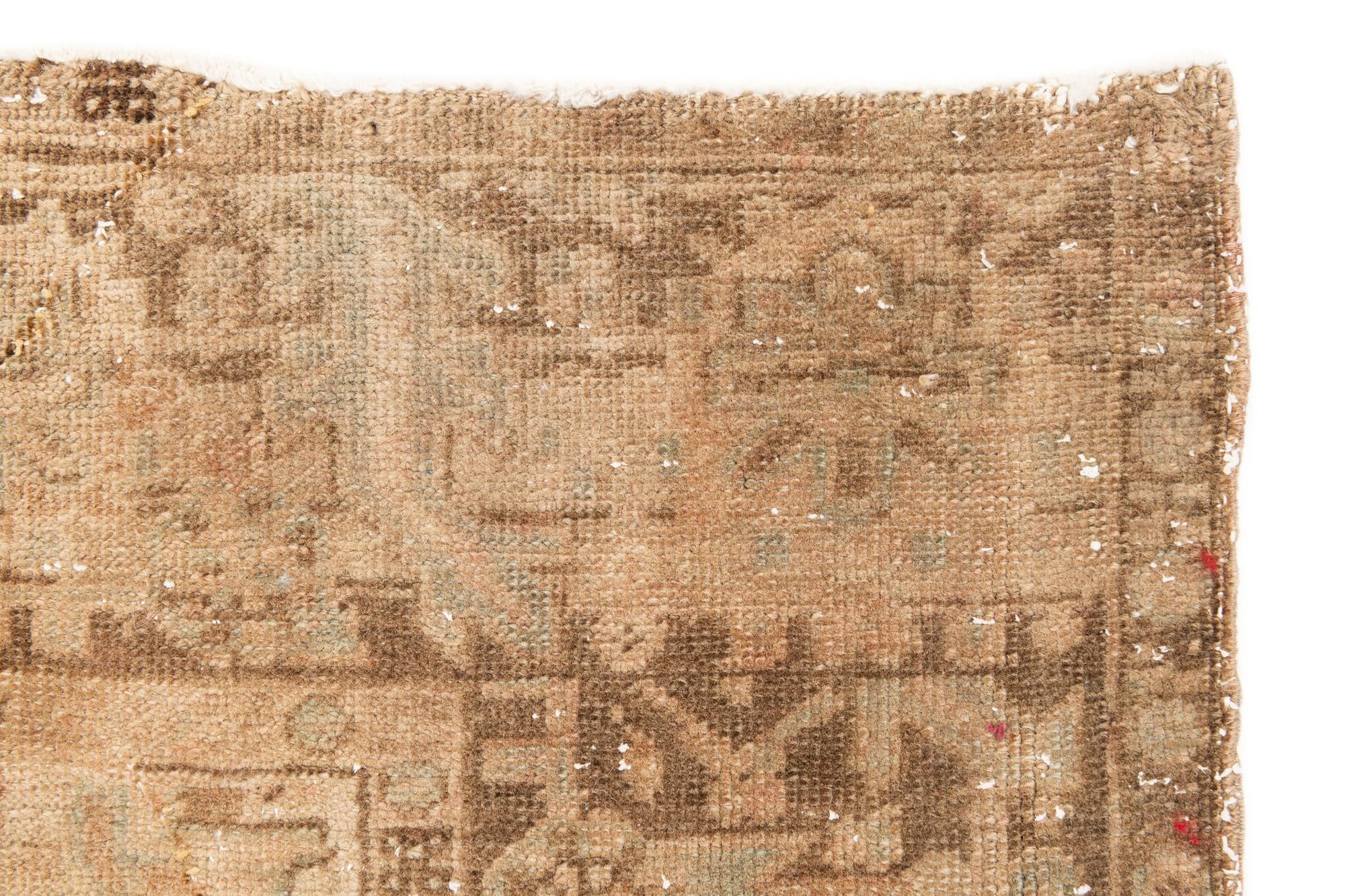 7' 8 x 9' 5 Hand Knotted Ultra Vintage Persian Wool Rug