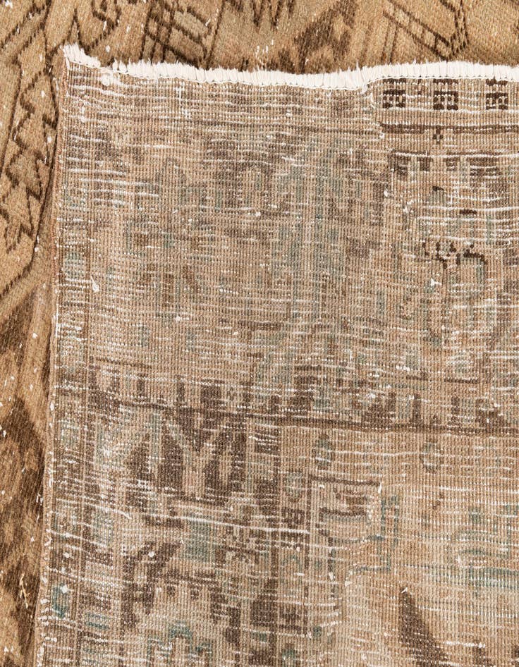 Detail image of 7' 8 x 9' 5  Hand Knotted Ultra Vintage Persian Wool Rug