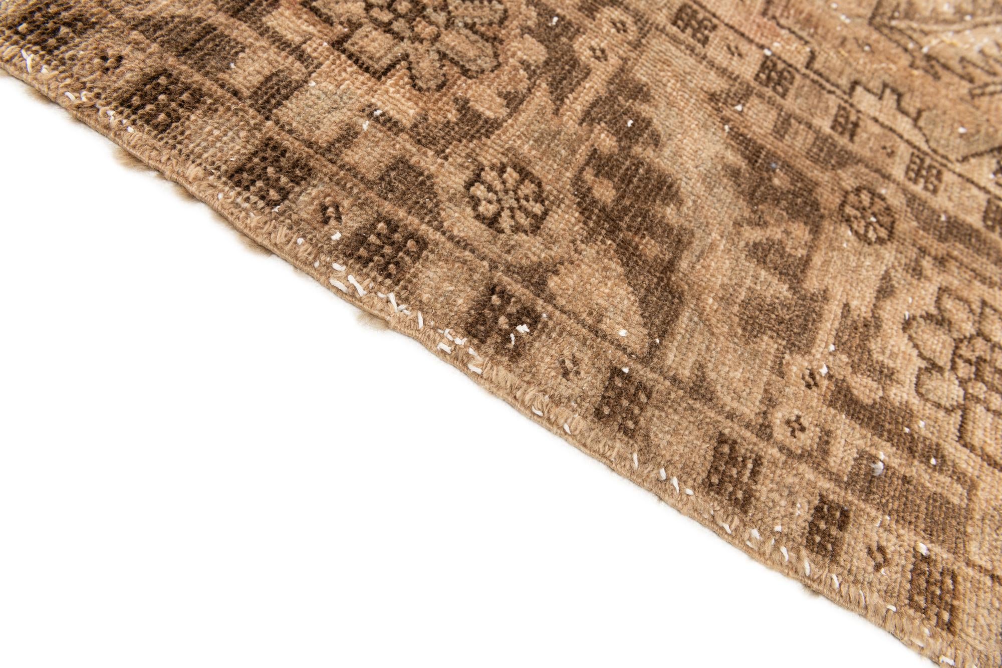 7' 8 x 9' 5 Hand Knotted Ultra Vintage Persian Wool Rug