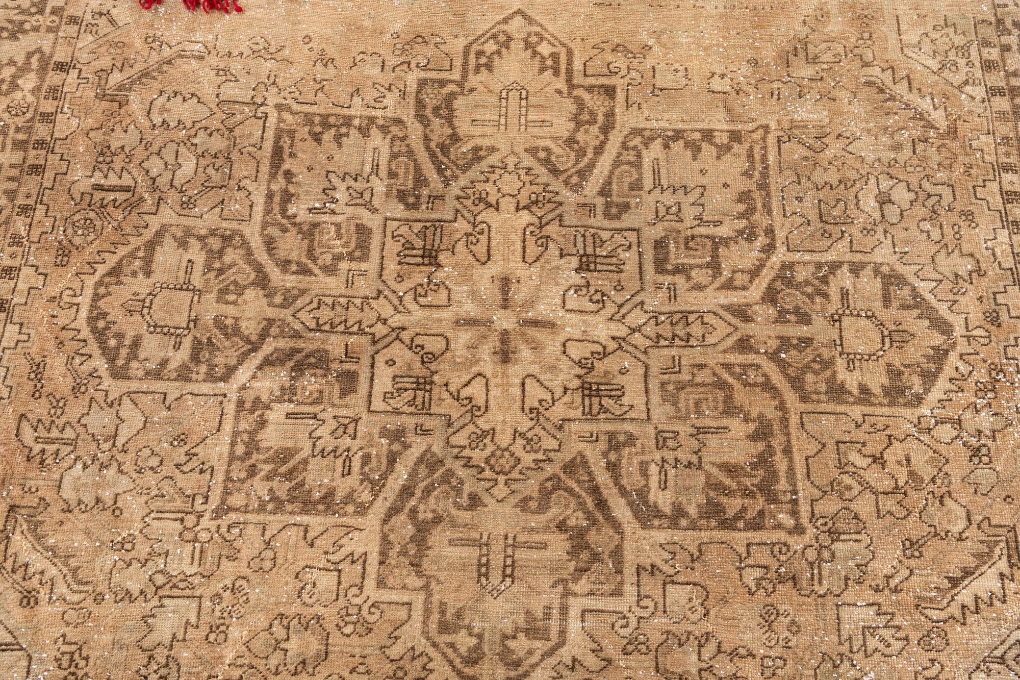 7' 8 x 9' 5 Hand Knotted Ultra Vintage Persian Wool Rug