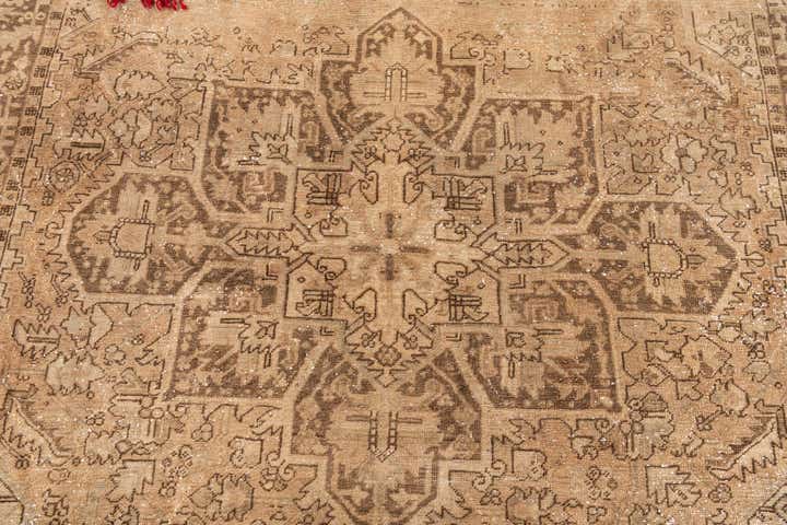 7' 8 x 9' 5 Hand Knotted Ultra Vintage Persian Wool Rug