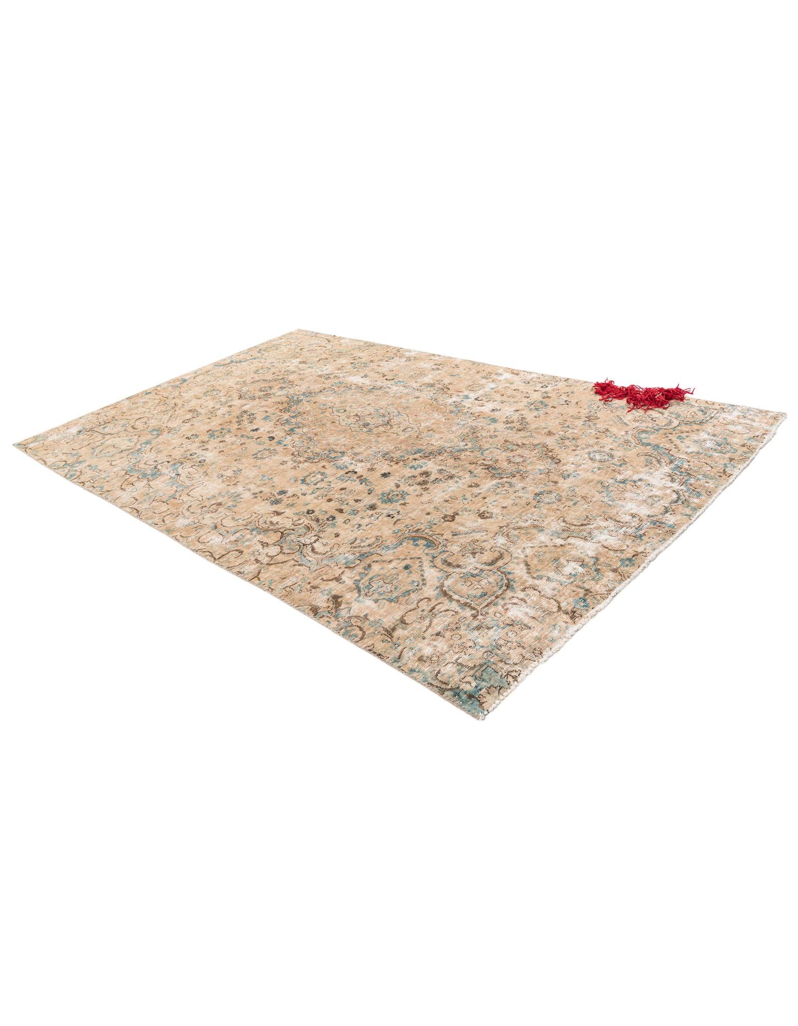 6' 10 x 10' 6 Hand Knotted Ultra Vintage Persian Wool Rug
