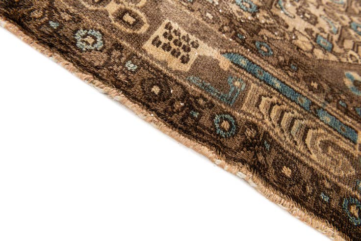 Detail image of 3' 2 x 5' 4 Hand Knotted Ultra Vintage Persian Wool Rug