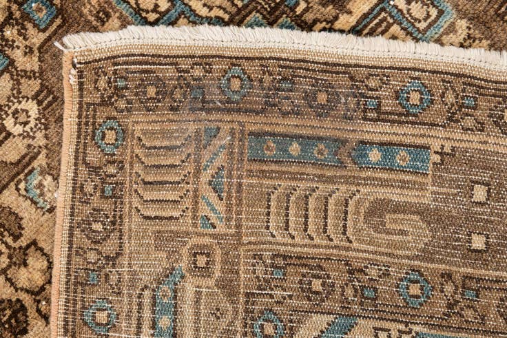 Detail image of 3' 2 x 5' 4 Hand Knotted Ultra Vintage Persian Wool Rug