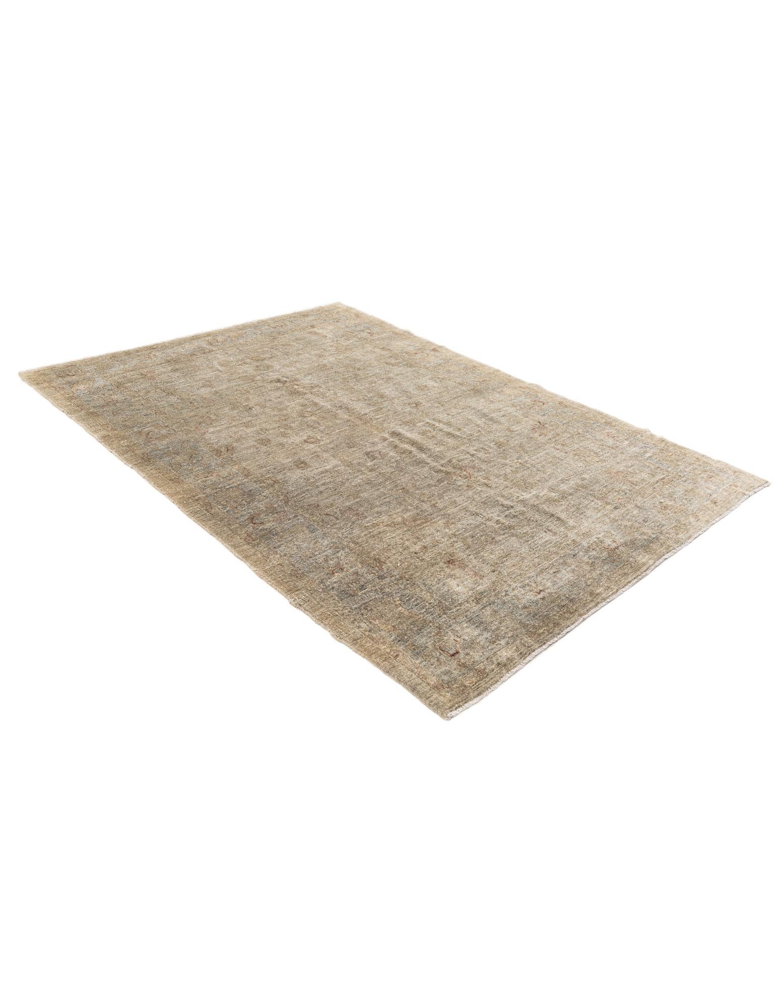 6' 1 x 8' 6 Hand Knotted Ultra Vintage Persian Wool Rug