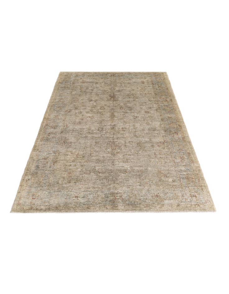 Detail image of 6' 1 x 8' 6 Hand Knotted Ultra Vintage Persian Wool Rug