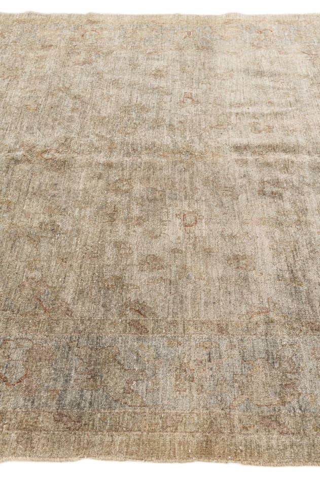 Detail image of 6' 1 x 8' 6 Hand Knotted Ultra Vintage Persian Wool Rug