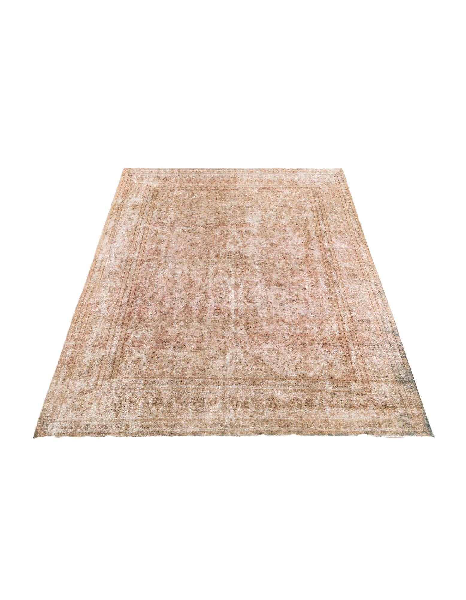 9' 5 x 12' 9 Hand Knotted Ultra Vintage Persian Wool Rug