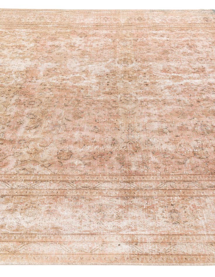 Detail image of 9' 5 x 12' 9  Hand Knotted Ultra Vintage Persian Wool Rug