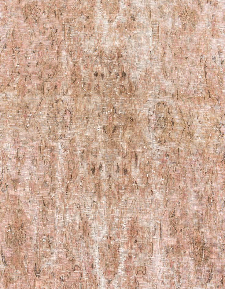 Detail image of 9' 5 x 12' 9  Hand Knotted Ultra Vintage Persian Wool Rug