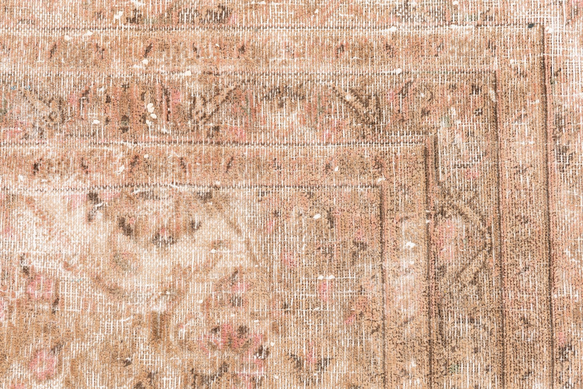 9' 5 x 12' 9 Hand Knotted Ultra Vintage Persian Wool Rug