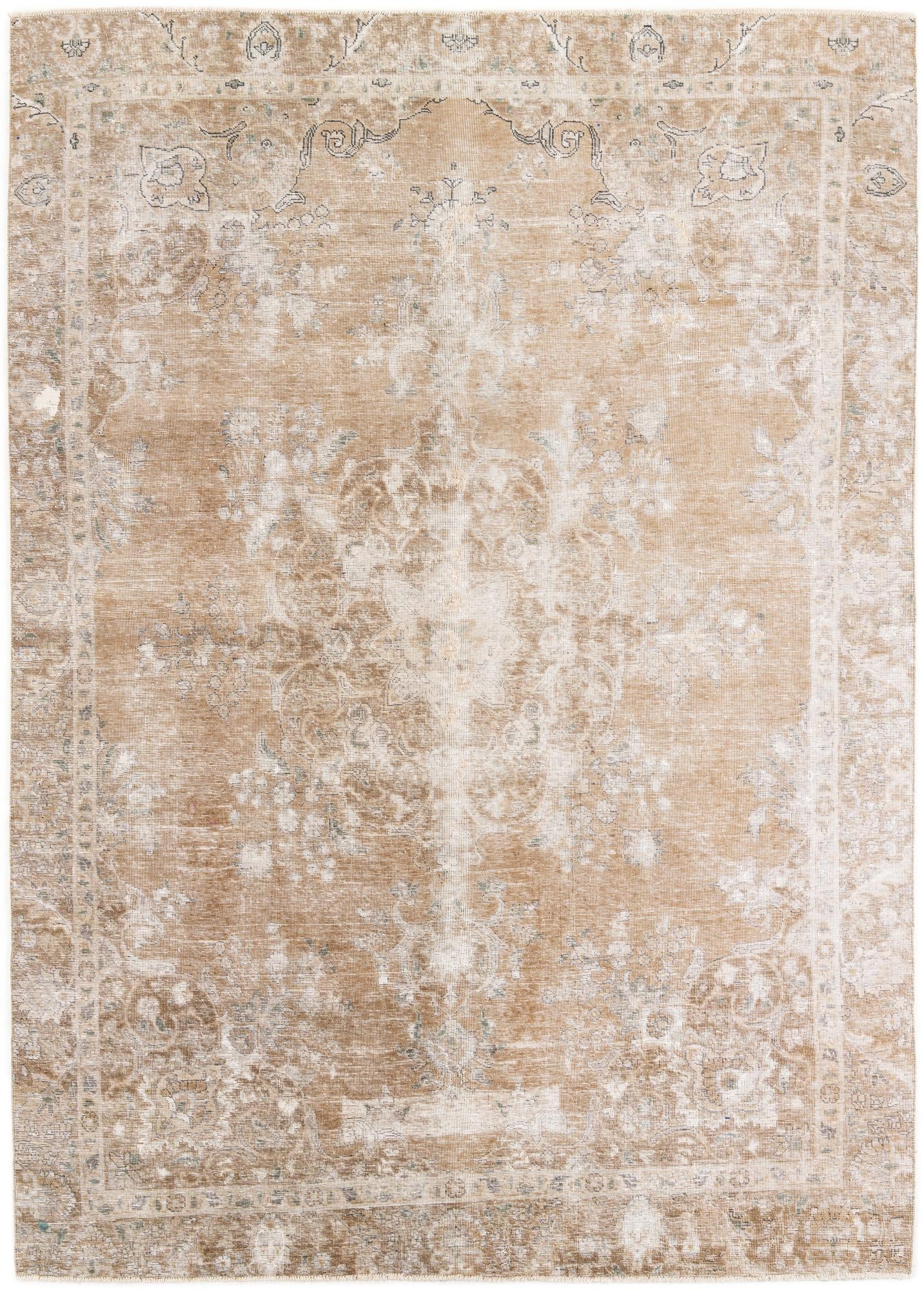 7' 6 x 10' 7 Hand Knotted Ultra Vintage Persian Wool Rug