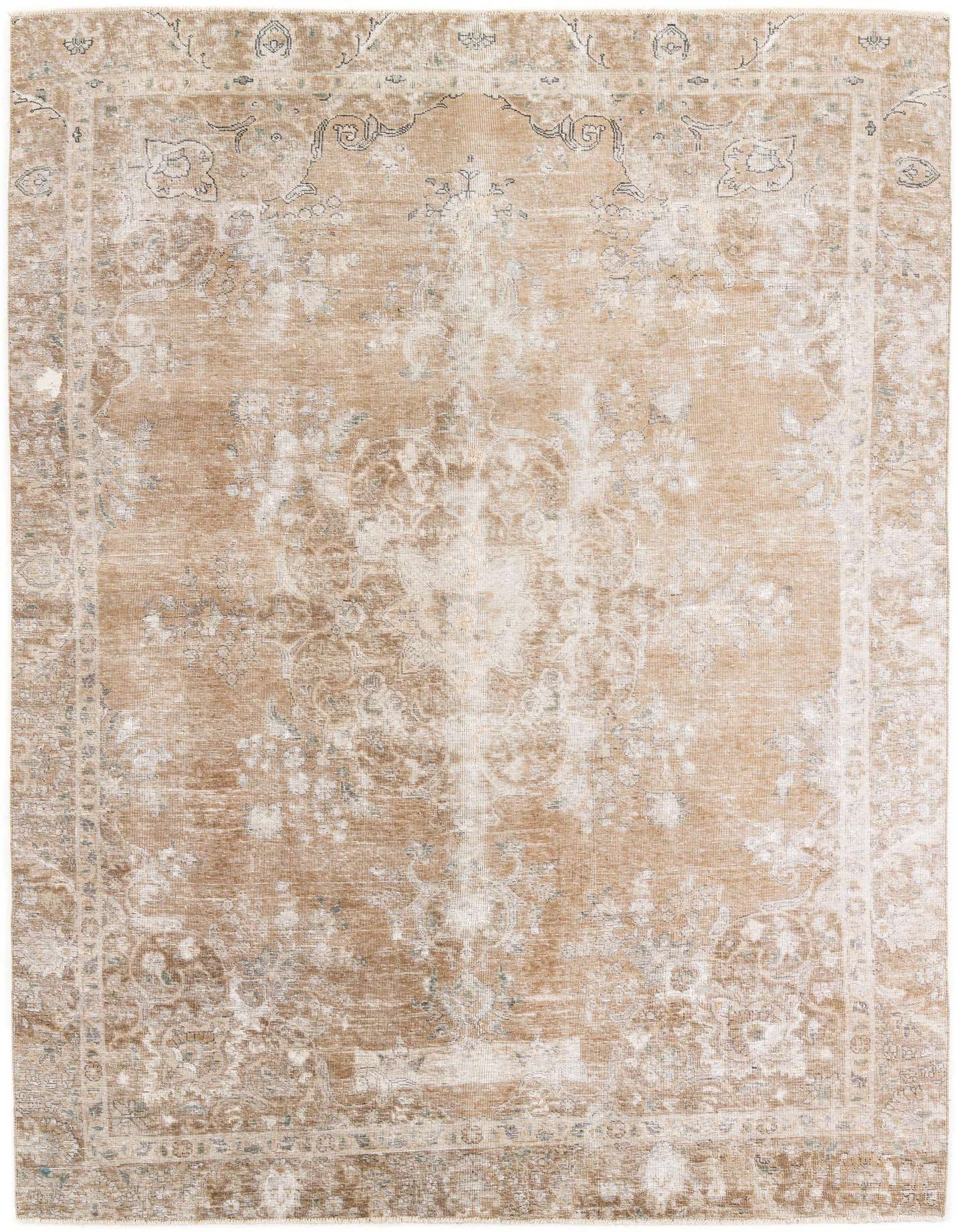 Primary image 7' 6 x 10' 7  Hand Knotted Ultra Vintage Persian Wool Rug