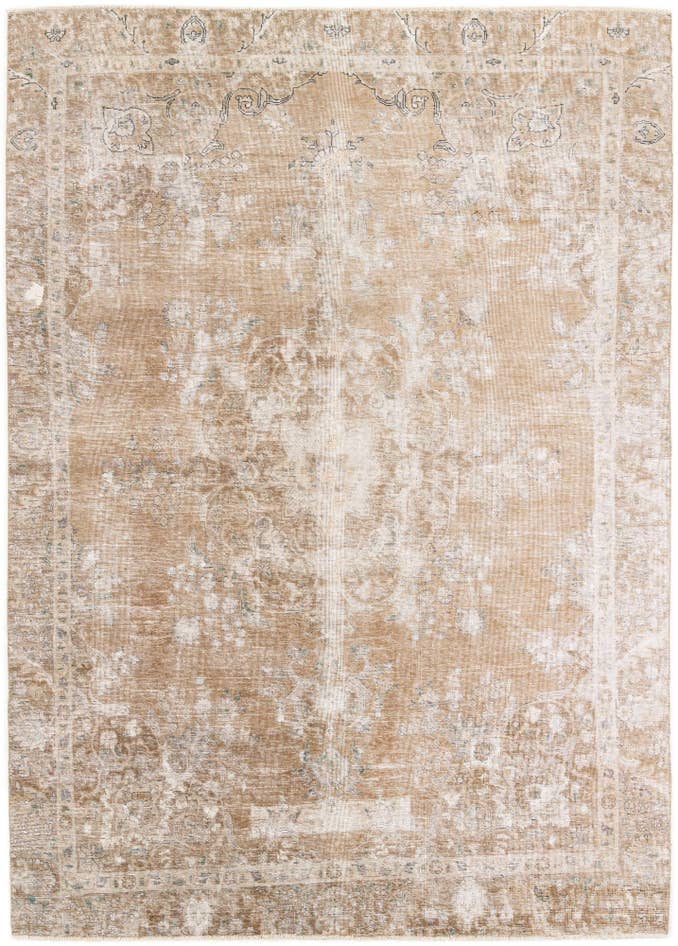 Detail image of 7' 6 x 10' 7 Hand Knotted Ultra Vintage Persian Wool Rug