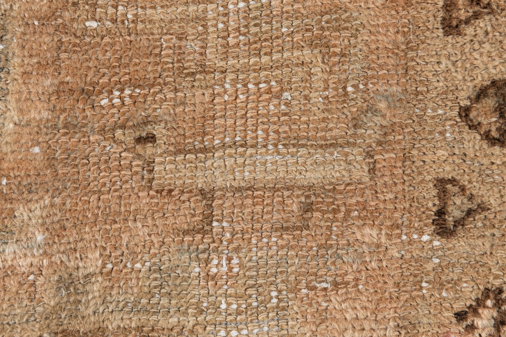 4' x 6' 4 Hand Knotted Ultra Vintage Persian Wool Rug