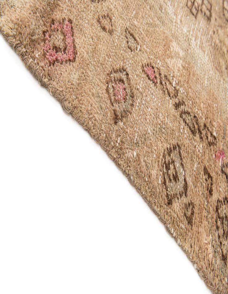 Detail image of 4' x 6' 4  Hand Knotted Ultra Vintage Persian Wool Rug