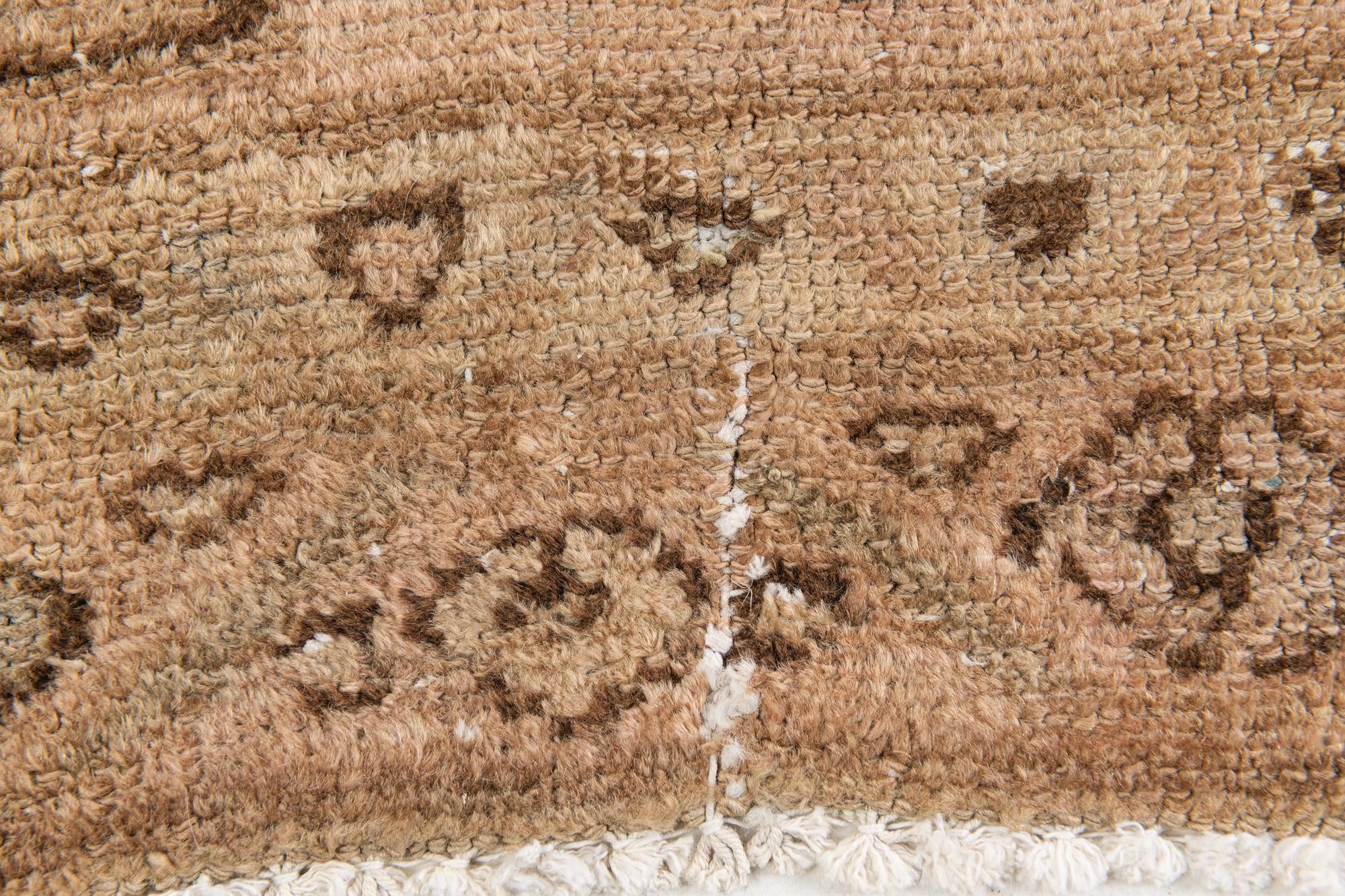 4' x 6' 4 Hand Knotted Ultra Vintage Persian Wool Rug