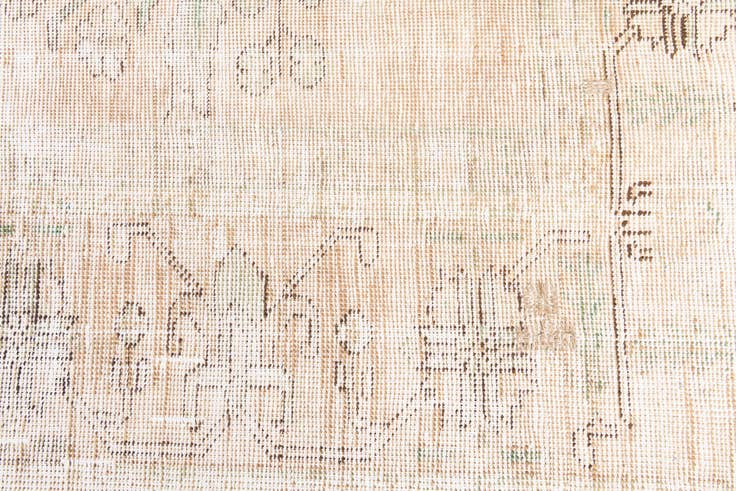 Detail image of 9' 1 x 12' 1 Hand Knotted Ultra Vintage Persian Wool Rug