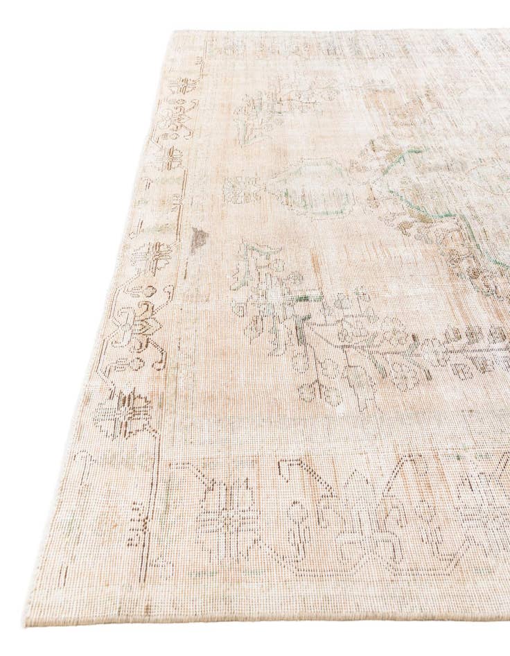 Detail image of 9' 1 x 12' 1  Hand Knotted Ultra Vintage Persian Wool Rug