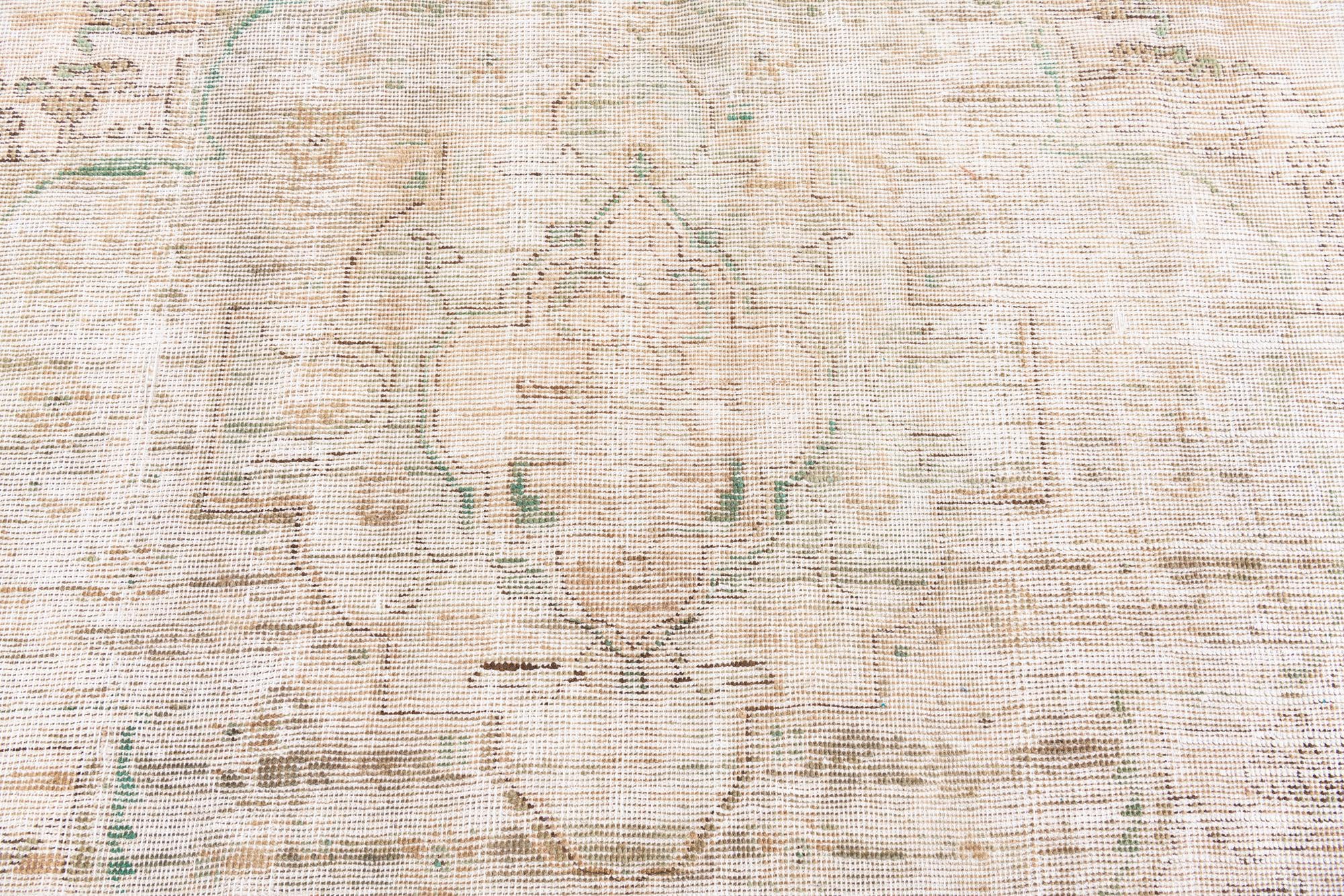 9' 1 x 12' 1 Hand Knotted Ultra Vintage Persian Wool Rug