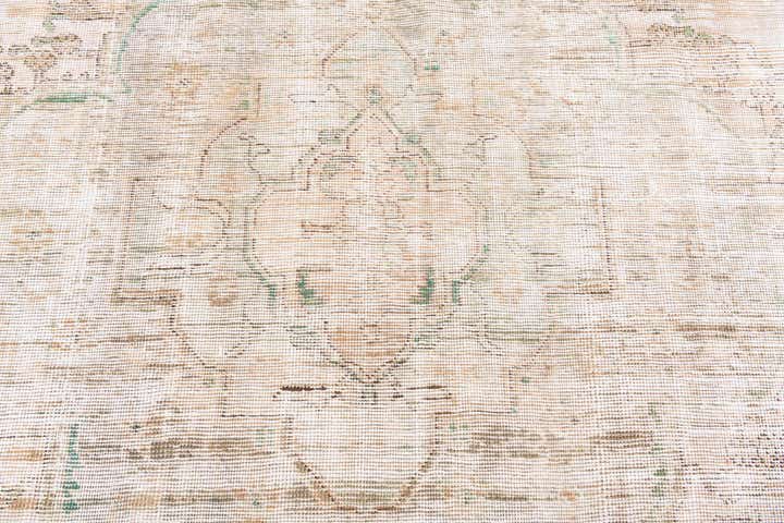 9' 1 x 12' 1 Hand Knotted Ultra Vintage Persian Wool Rug