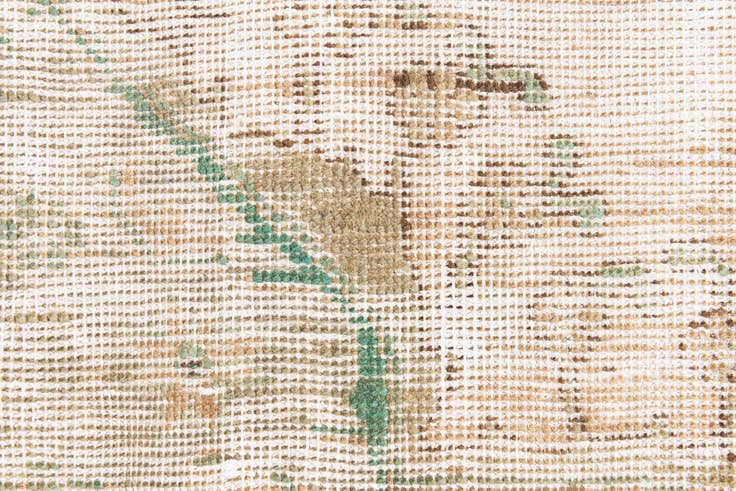 Detail image of 9' 1 x 12' 1 Hand Knotted Ultra Vintage Persian Wool Rug