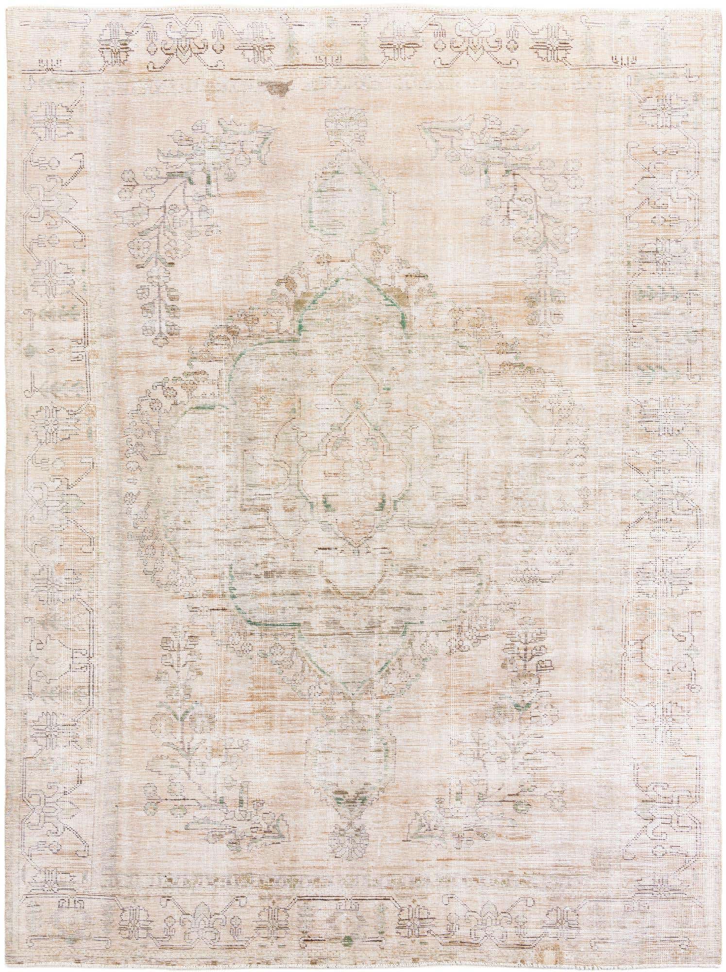 9' 1 x 12' 1 Hand Knotted Ultra Vintage Persian Wool Rug