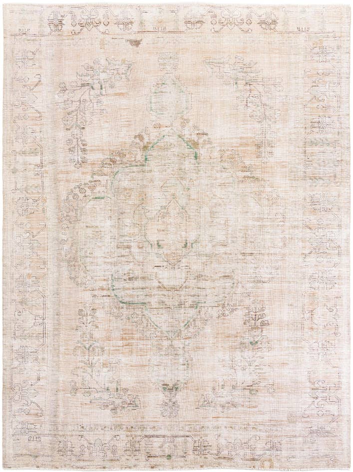 Detail image of 9' 1 x 12' 1 Hand Knotted Ultra Vintage Persian Wool Rug