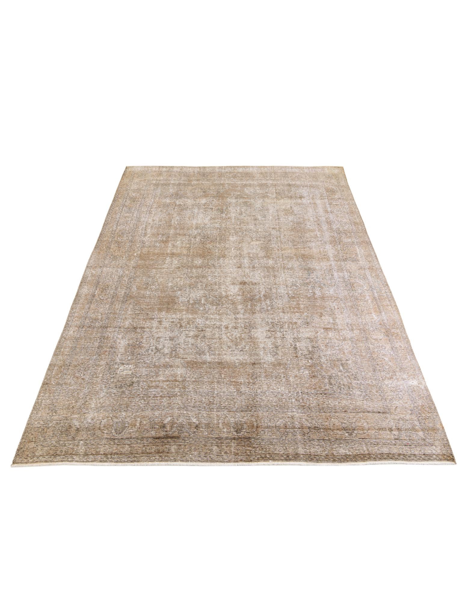 9' 7 x 12' 5 Hand Knotted Ultra Vintage Persian Wool Rug