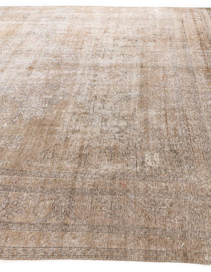 Detail image of 9' 7 x 12' 5  Hand Knotted Ultra Vintage Persian Wool Rug