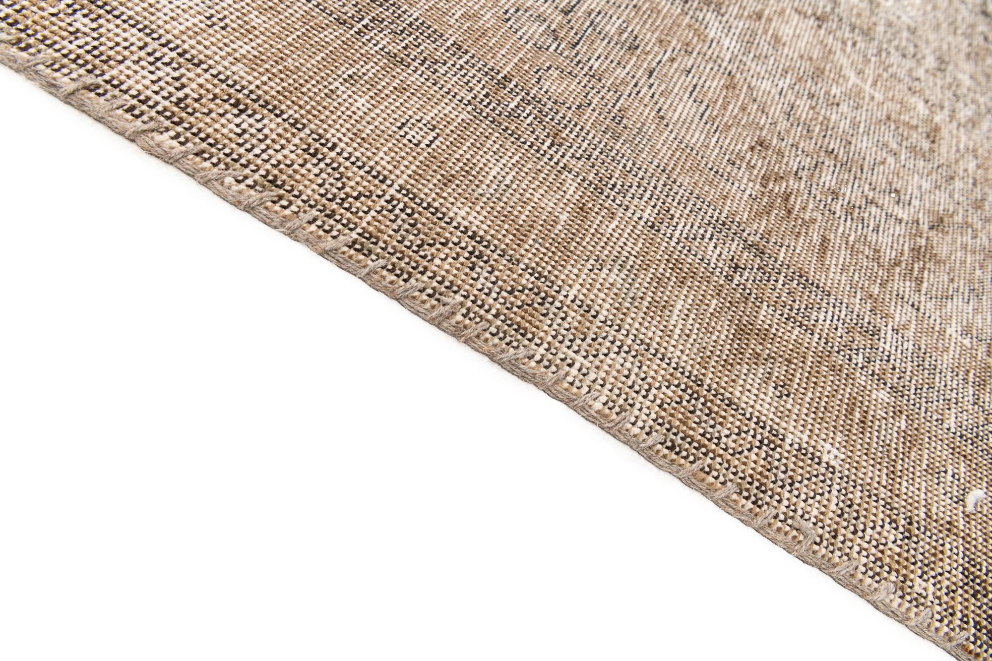 9' 7 x 12' 5 Hand Knotted Ultra Vintage Persian Wool Rug