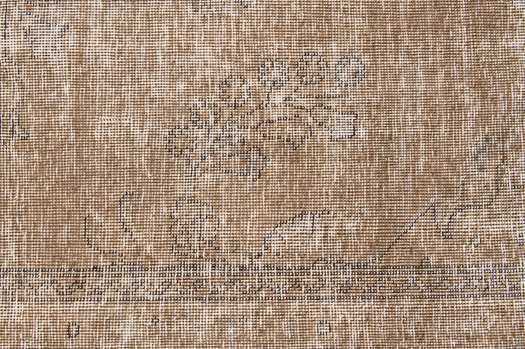 9' 7 x 12' 5 Hand Knotted Ultra Vintage Persian Wool Rug