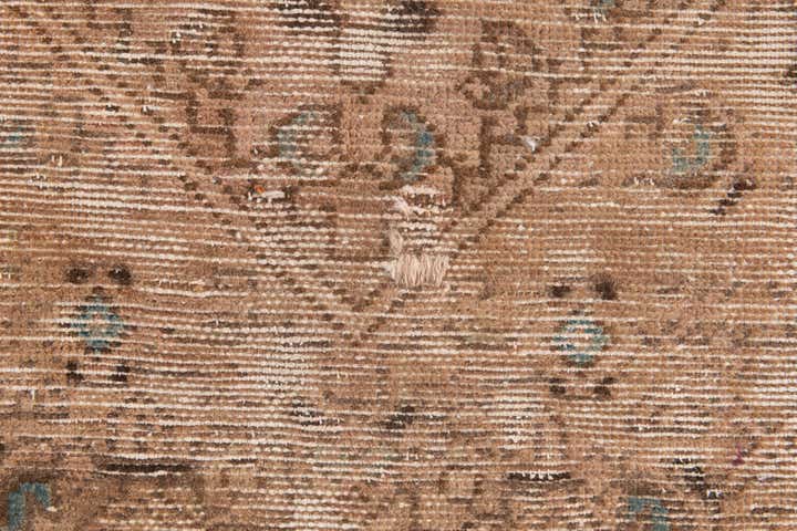 4' 7 x 8' 8 Hand Knotted Ultra Vintage Persian Wool Rug