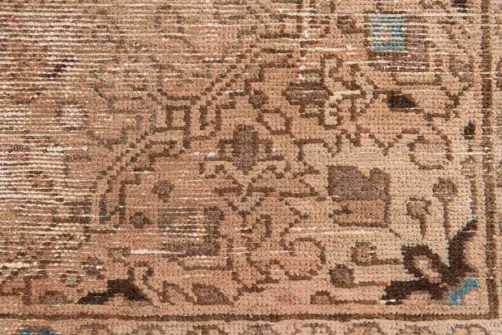 4' 7 x 8' 8 Hand Knotted Ultra Vintage Persian Wool Rug