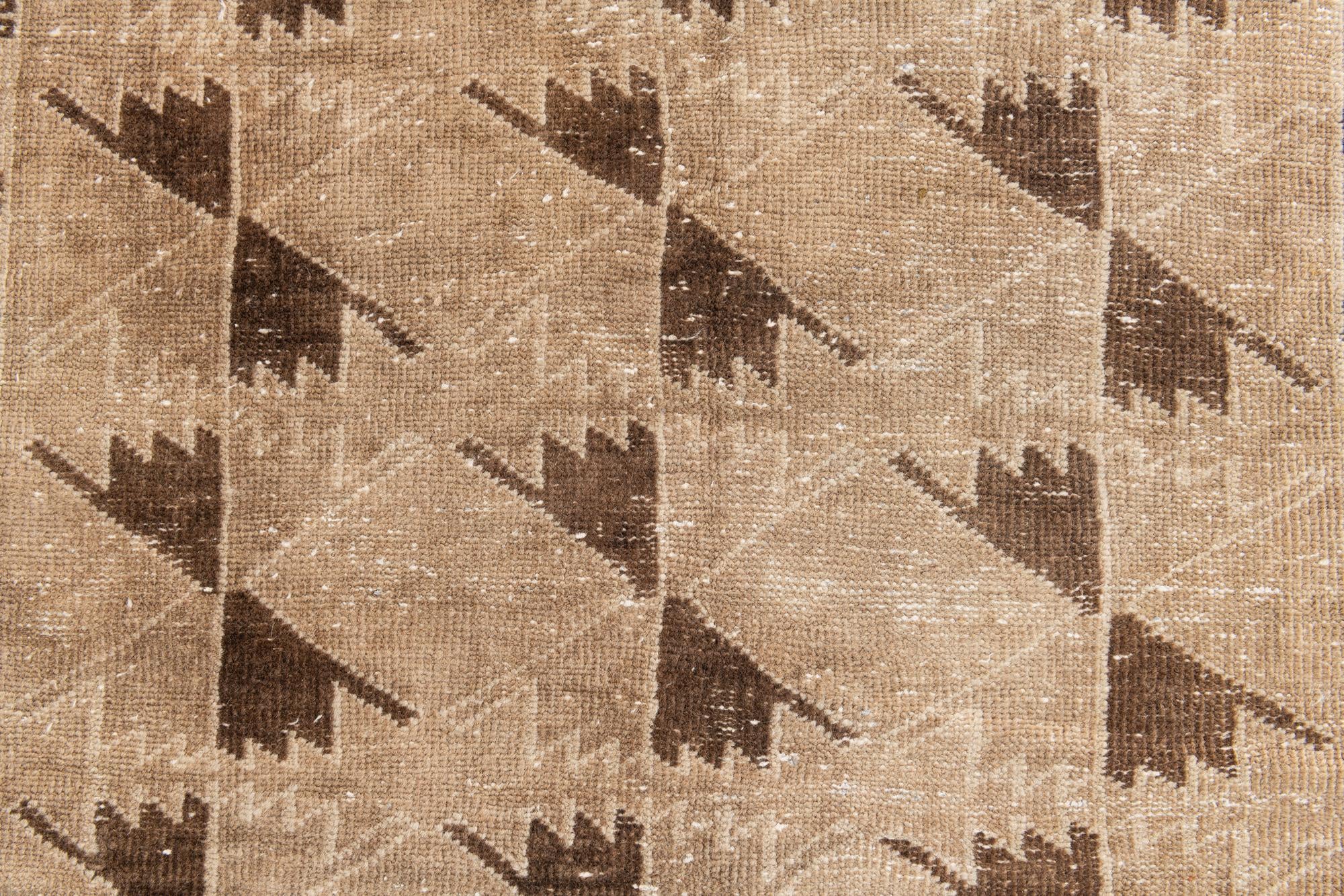 3' 10 x 6' 5 Hand Knotted Ultra Vintage Persian Wool Rug