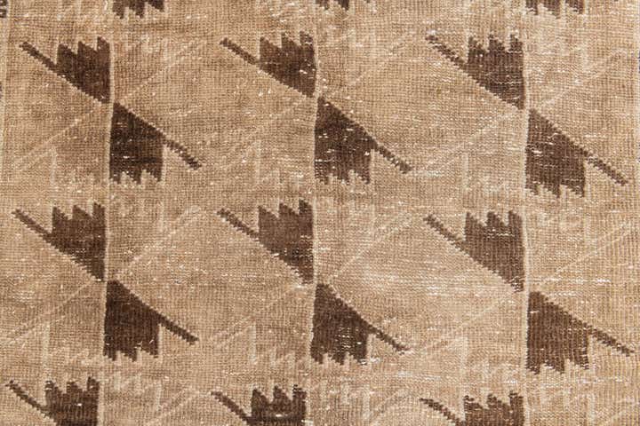 3' 10 x 6' 5 Hand Knotted Ultra Vintage Persian Wool Rug