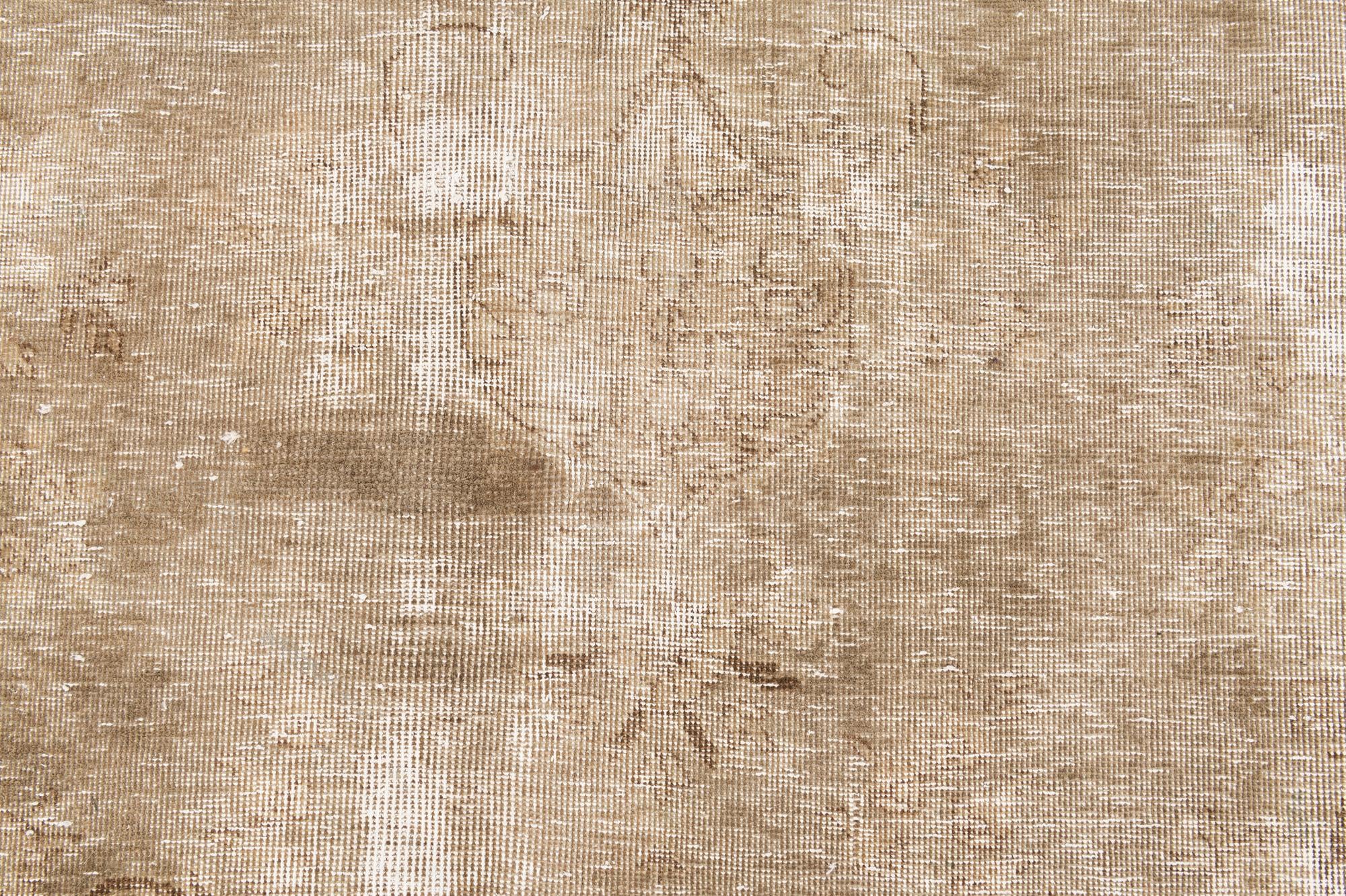 8' 7 x 11' 5 Hand Knotted Ultra Vintage Persian Wool Rug
