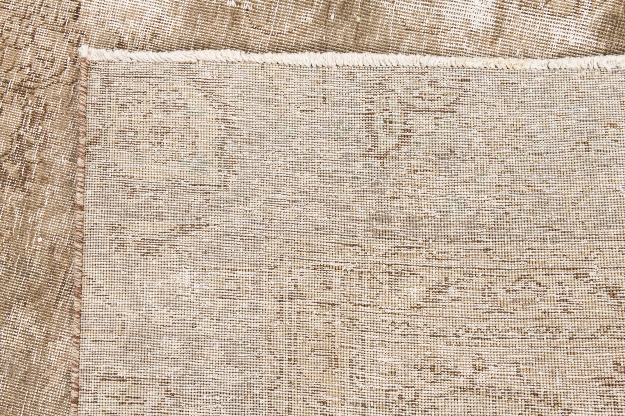 8' 7 x 11' 5 Hand Knotted Ultra Vintage Persian Wool Rug