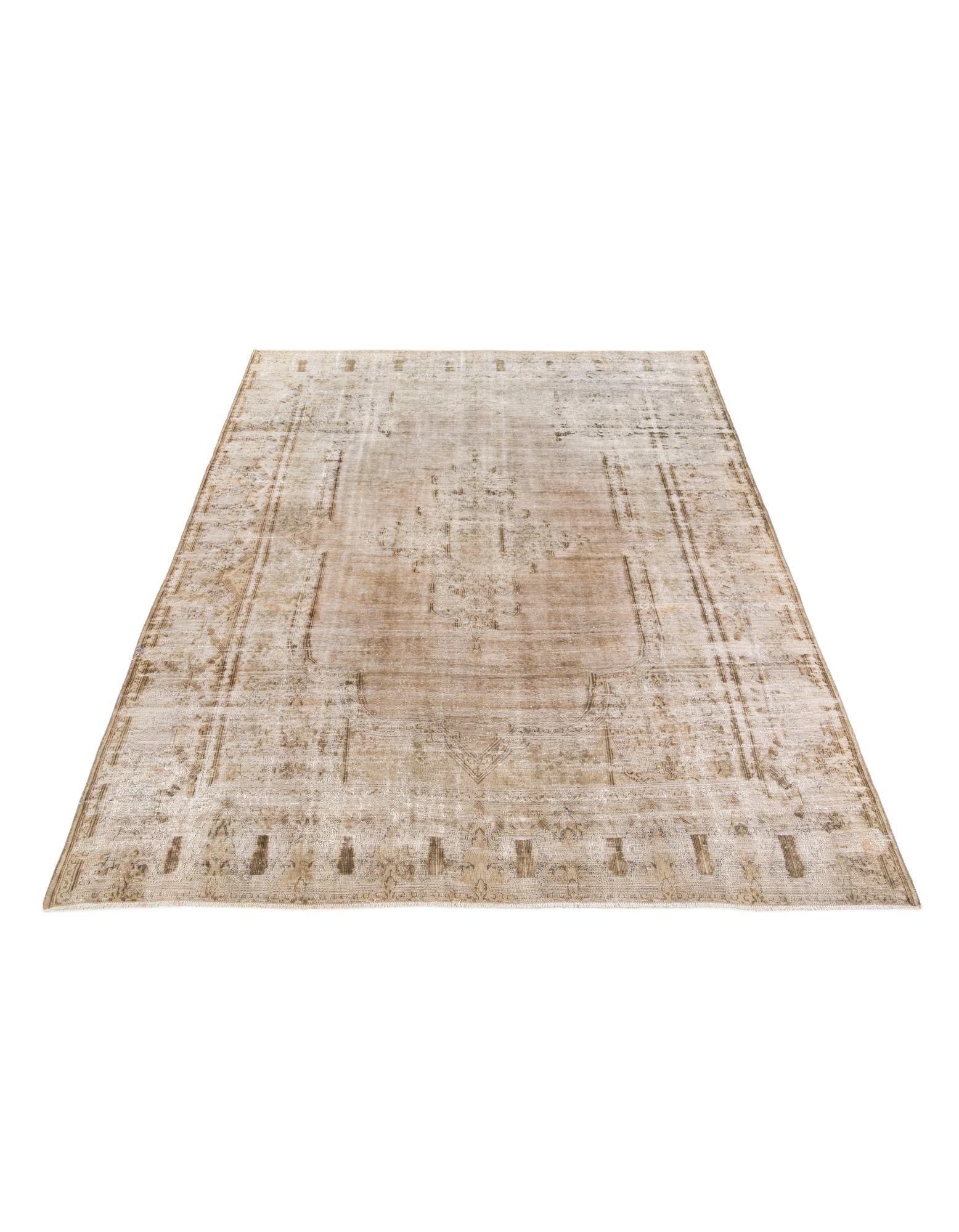 9' 9 x 12' 7 Hand Knotted Ultra Vintage Persian Wool Rug