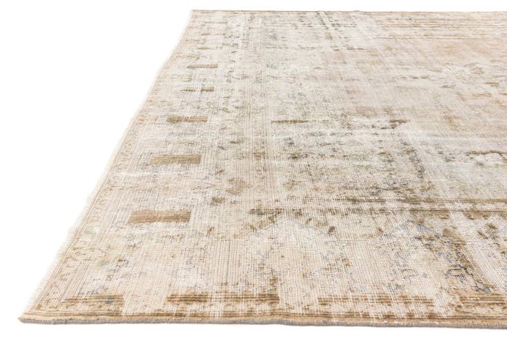 Detail image of 9' 9 x 12' 7 Hand Knotted Ultra Vintage Persian Wool Rug