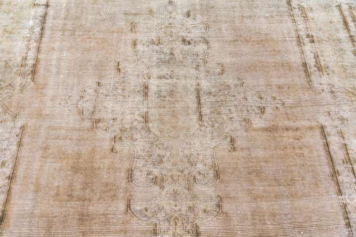 9' 9 x 12' 7 Hand Knotted Ultra Vintage Persian Wool Rug