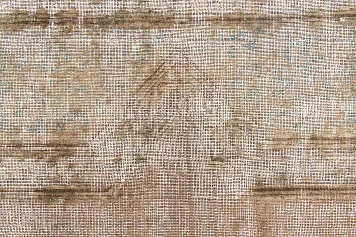 9' 9 x 12' 7 Hand Knotted Ultra Vintage Persian Wool Rug