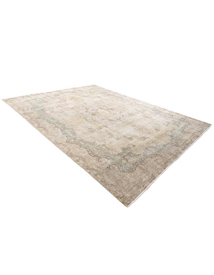 Detail image of 9' 5 x 12' 8  Hand Knotted Ultra Vintage Persian Wool Rug